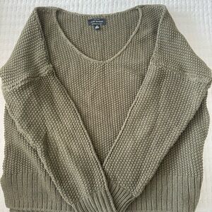 Lucky Brand Knit Sweater - Olive Green